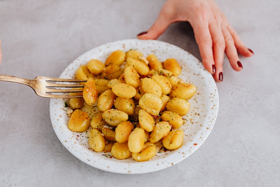 Ñoquis con salsa