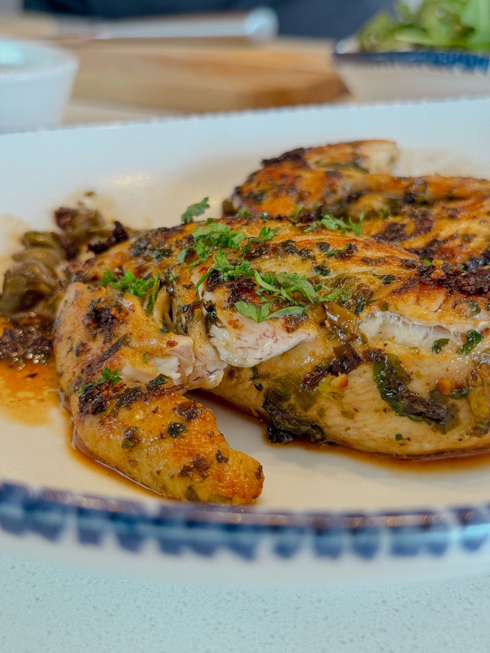 Pollo al verdeo
